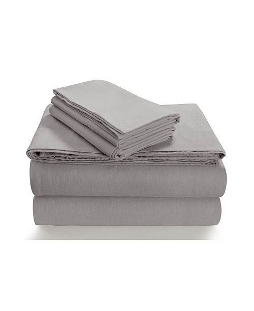 Tribeca Living Flannel 170-GSM Cotton Solid Extra Deep Pocket King Sheet Set & Reviews - Sheets ...