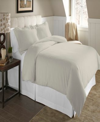 pointehaven flannel duvet cover set