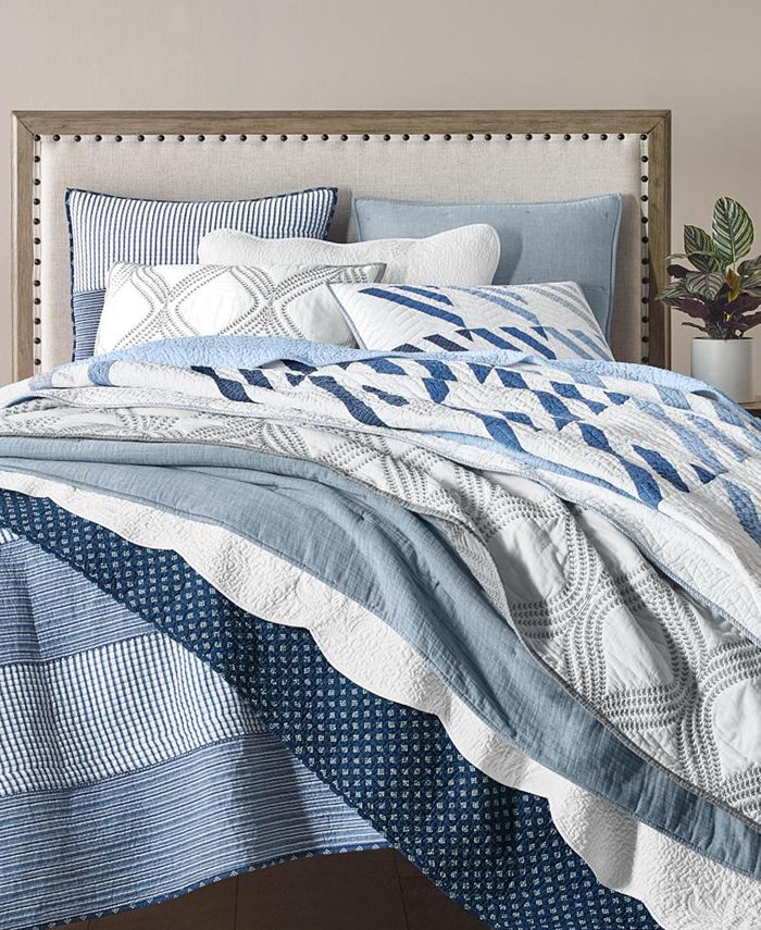 Martha Stewart Collection CLOSEOUT! Nautical Sails Full/Queen Quilt
