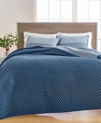 Martha Stewart Collection CLOSEOUT! Nautical Stripe Quilts, Created For Macy's