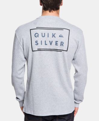 Quiksilver - Men's Worldwide Thermal-Knit Logo Graphic T-Shirt
