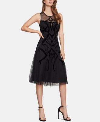 macys bcbg black dress