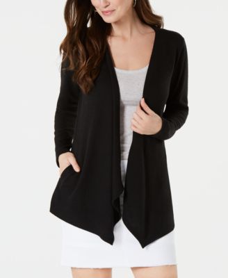 Style & Co - Handkerchief-Hem Open-Front Cardigan