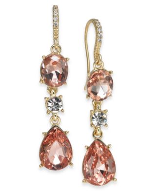 Charter Club - Crystal Triple Drop Earrings