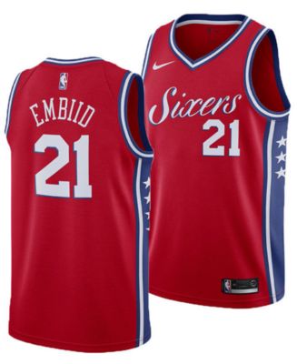 Nike Joel Embiid Philadelphia 76ers Statement Swingman Jersey Big Boys 8 20 Macy s