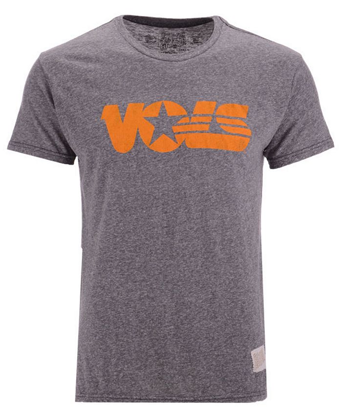 Retro Brand Men's Tennessee Volunteers Retro Logo Tri-blend T-Shirt ...