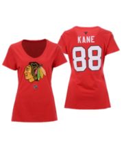 Women's Chicago Blackhawks Patrick Kane Fanatics Branded Red/Black Heavy  Block Pullover Hoodie
