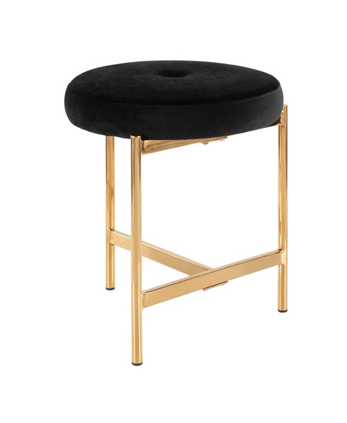 Lumisource Chloe Contemporary Vanity Stool & Reviews Furniture Macy's