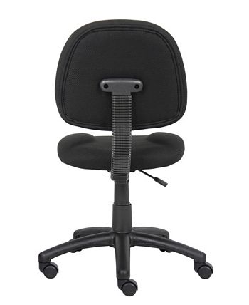 Boss Office Products Inc. Chaise de posture Boss noire Deluxe avec
