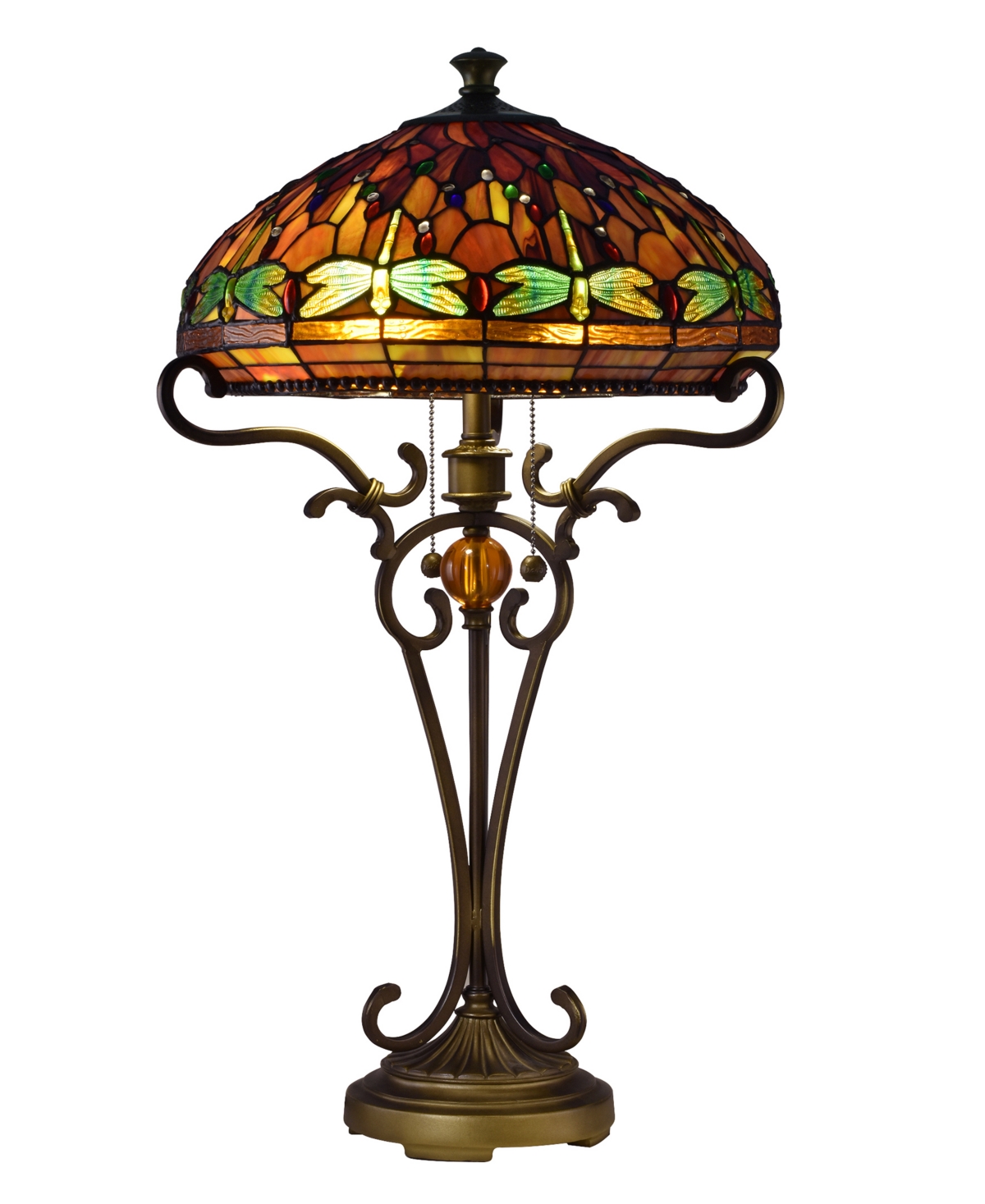 DALE TIFFANY BRIAR DRAGONFLY TABLE LAMP