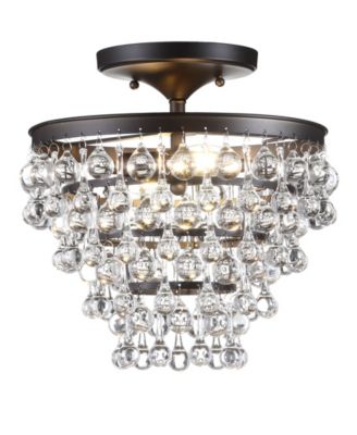 Toronto Metal or Crystal Led Flush Mount