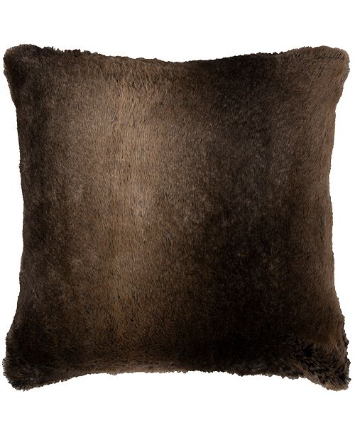 Rizzy Home 20 X 20 Faux Fur Pillow Cover Reviews Bedding