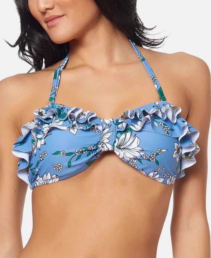 Jessica Simpson Ruffled Bandeau Bikini Top Macy's