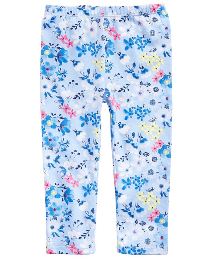 First Impressions Toddler Girls Floral-Print Leggings, Created for Macy ...