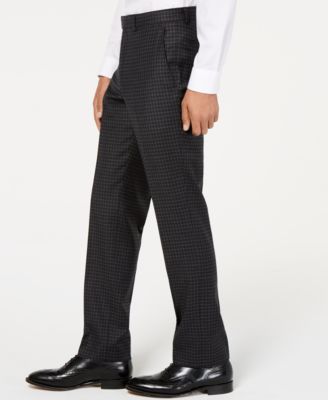 Kenneth Cole New York Men's Slim-Fit Plaid Performance Suit