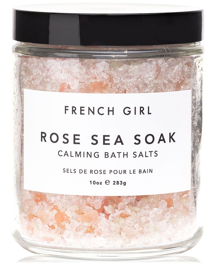 French Girl - Rose Sea Soak Calming Bath Salts, 10-oz.