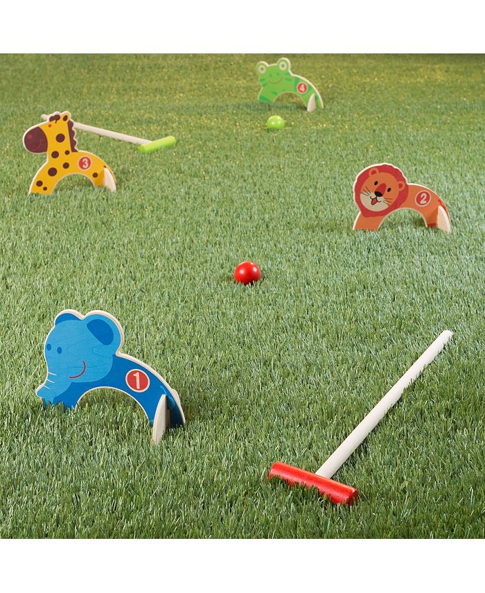 Trademark Global Kids Animal Croquet Set By Hey Play Macy's