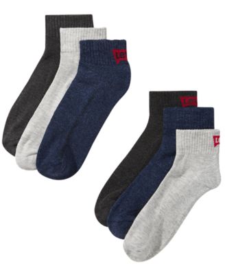 Levi's - Men's 6-Pk. Mid-Cut Socks