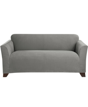 Sure Fit Morgan Stretch 1-pc. Loveseat Slipcover In Gray