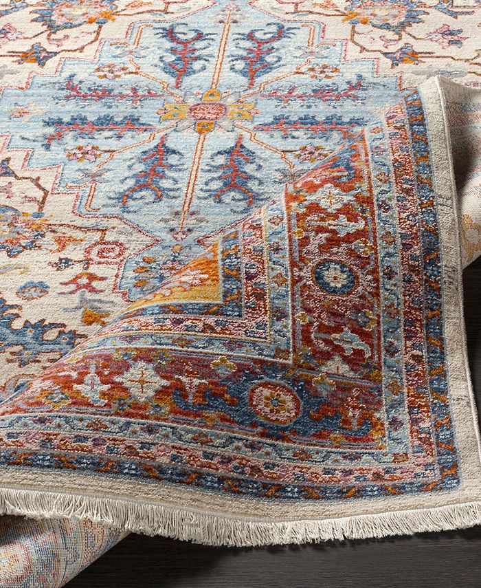 Surya Ephesians EPC2325 Aqua 5' x 7'9" Area Rug Macy's