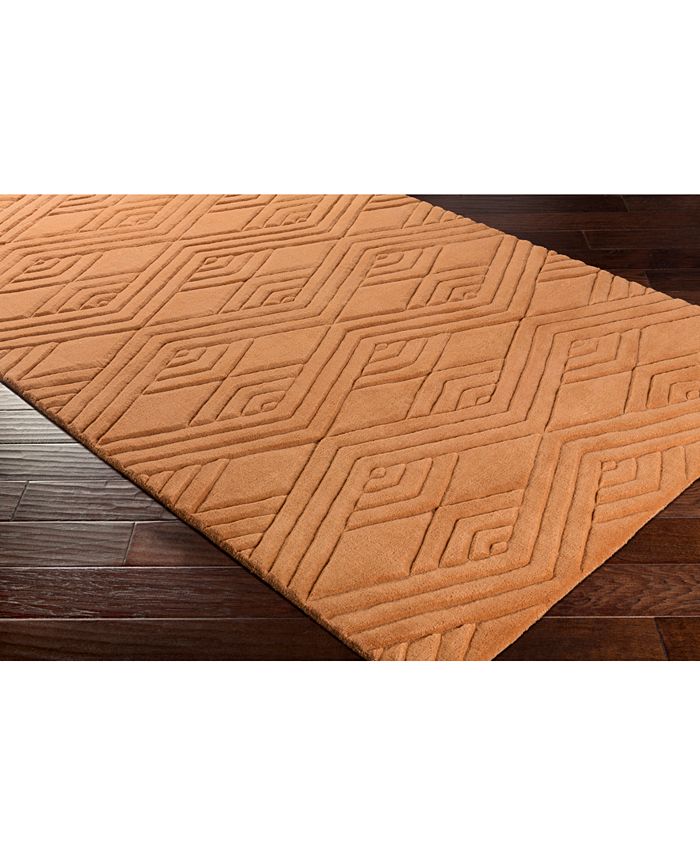 Surya Etching ETC5002 Burnt Orange 5' x 8' Area Rug Macy's