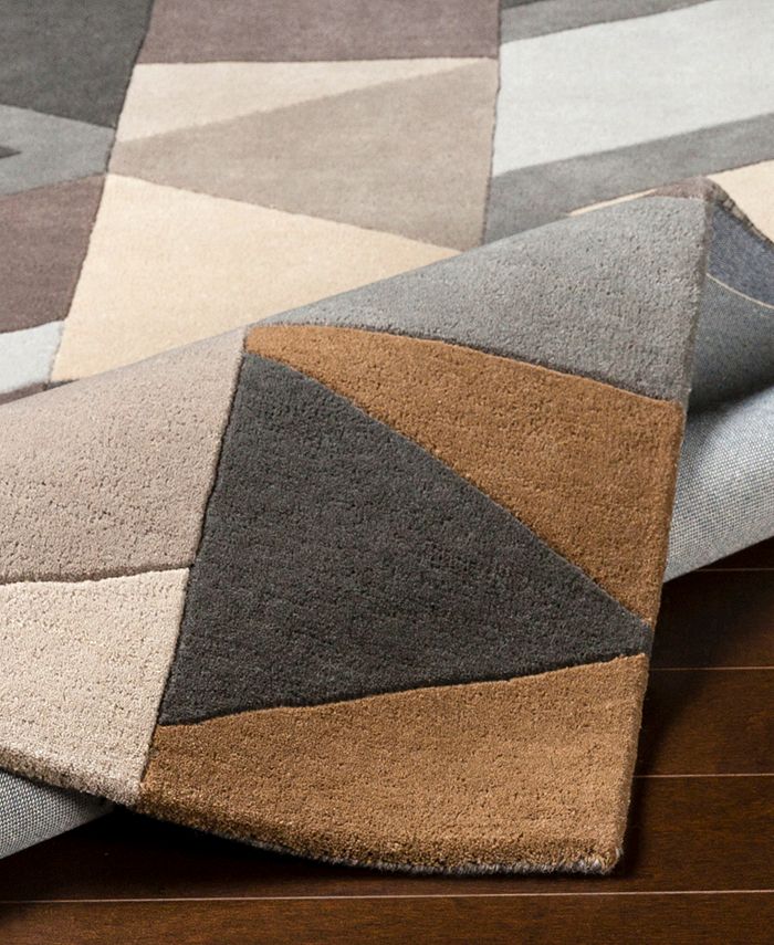 Surya Forum FM7221 Medium Gray 6' x 9' Area Rug Macy's