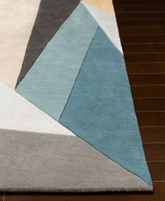 Forum FM-7223 Teal 5' x 8' Area Rug