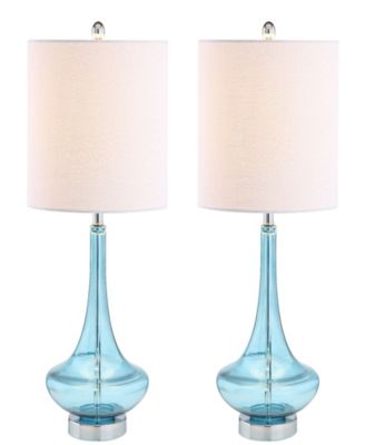 Cecile Teardrop LED Table Lamp, Set of 2