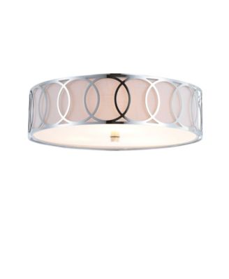 Aubrey 3-Light Metal Led Flush Mount