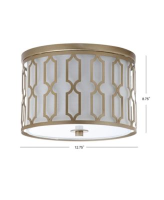 Link 2-Light Metal Led Flush Mount