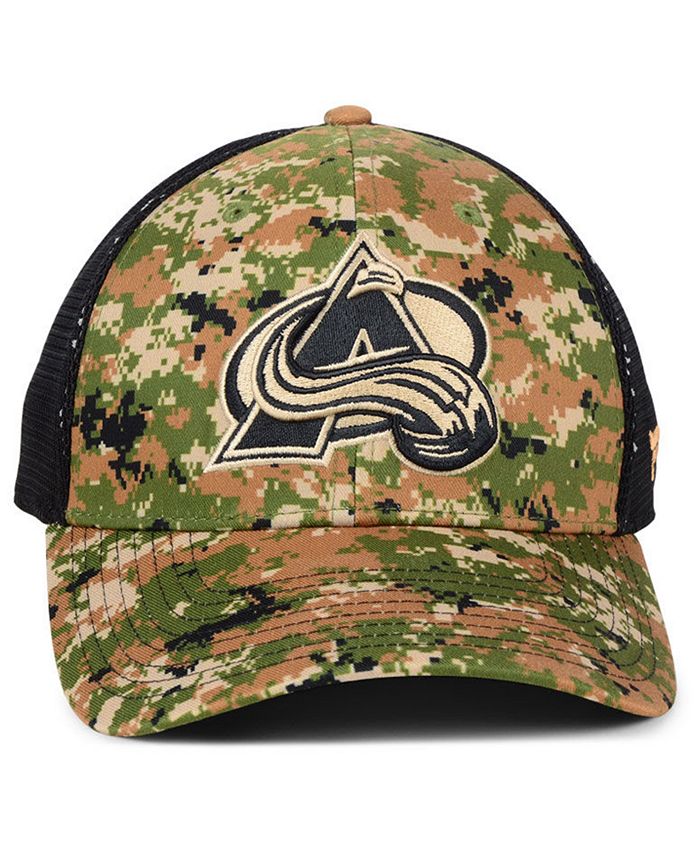 Authentic NHL Headwear Colorado Avalanche Military Appreciation Speed ...