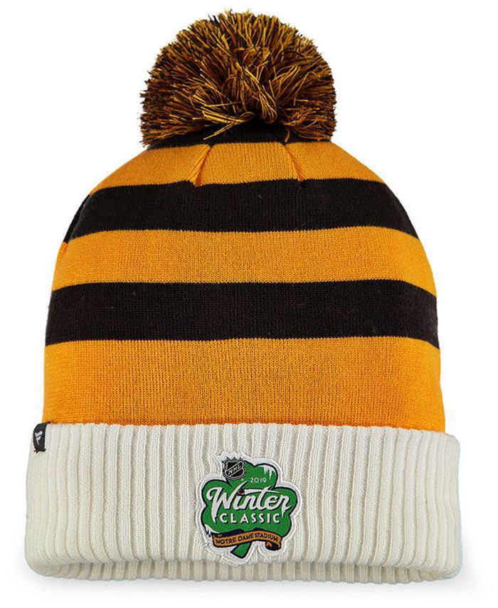 Authentic NHL Headwear Boston Bruins Winter Classic Cuffed Pom Knit Hat