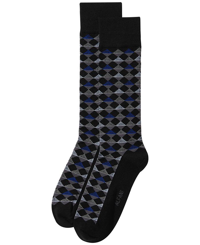 Alfani Men's Diamond-Stripe Socks, Created for Macy's - Macy's