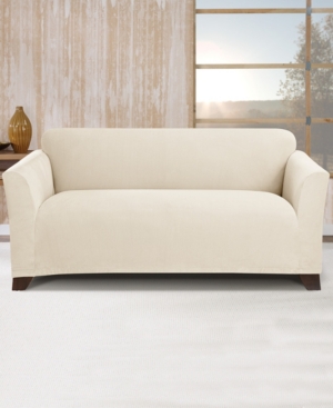 Sure Fit Morgan Stretch 1-pc. Loveseat Slipcover In Ivory