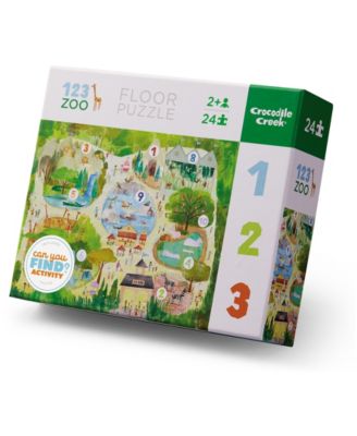Early Learning - 123 Zoo Floor Jigsaw Puzzle- 24 Piece