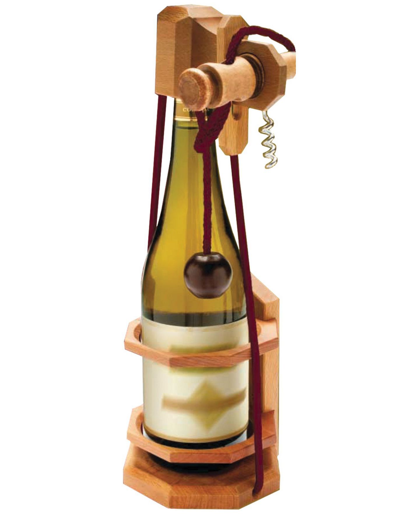Головоломка Family Games Inc. Don't Break The Bottle со штопором, 3 предмета, от 18 лет — фото 2