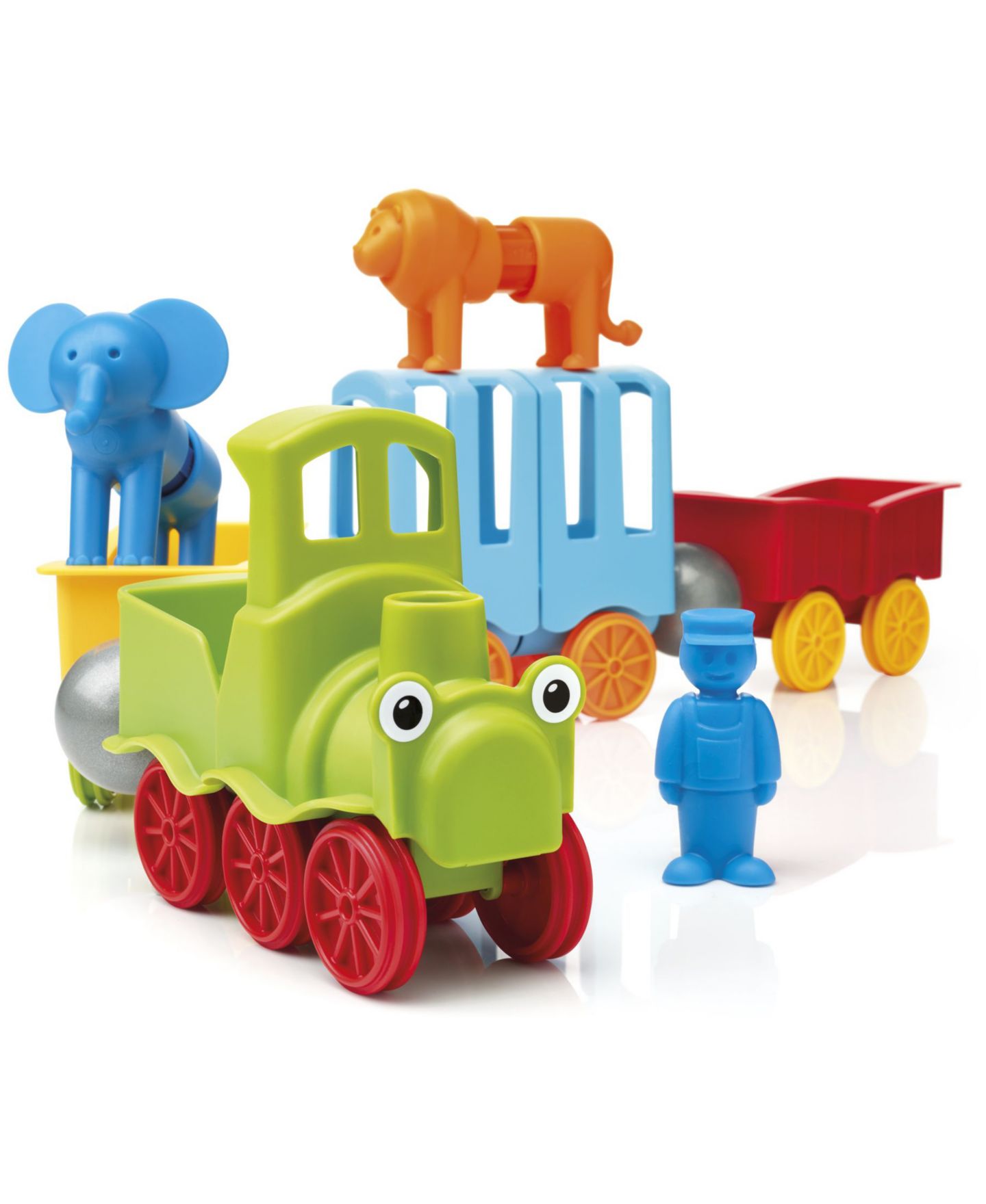 Детский конструктор Smart Toys & Games Animal My First Magnetic 22-Piece Building Set, Ages 1-1/2+, цвет: Разноцветный — фото 8