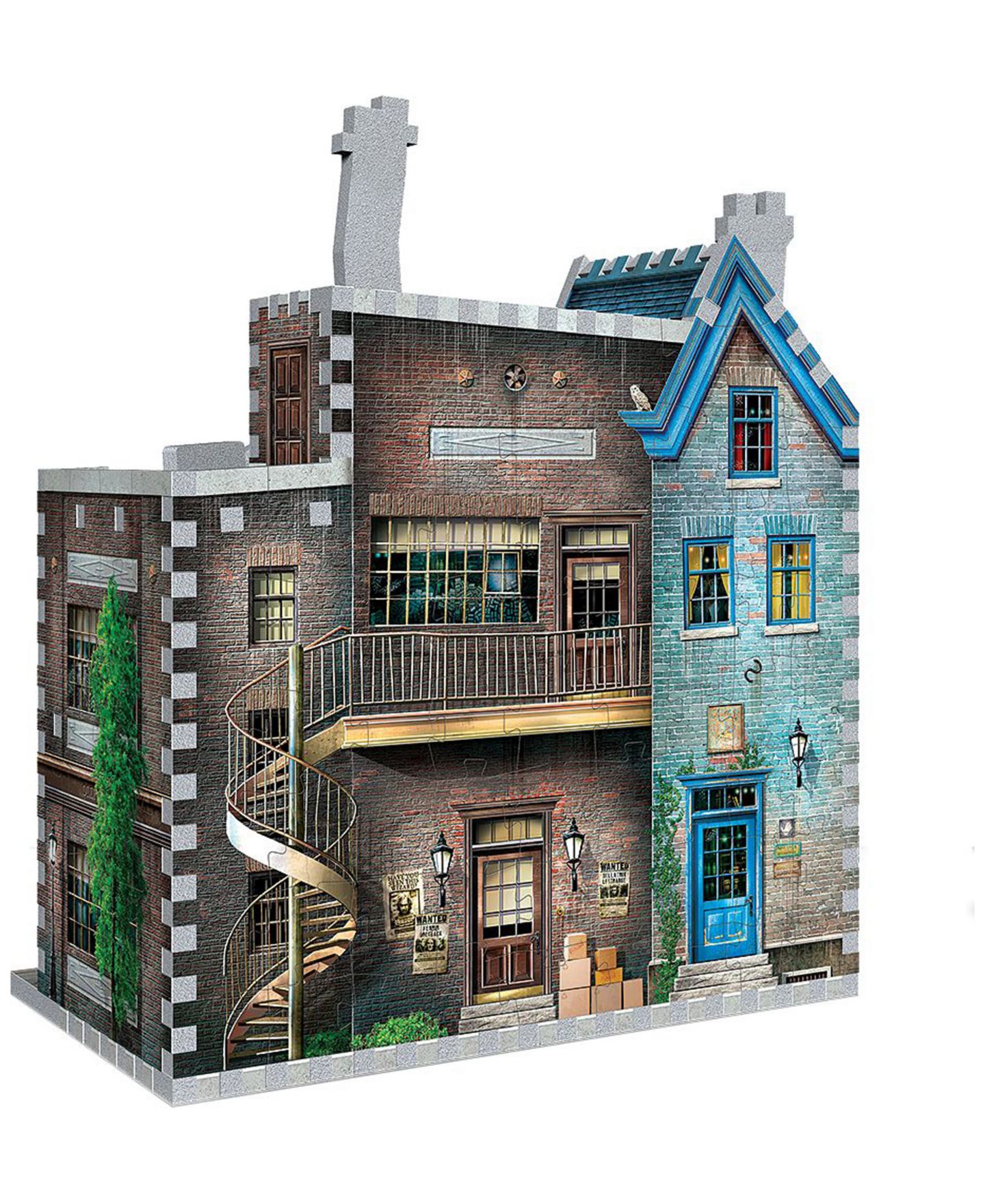 Детский пазл Wrebbit Harry Potter Ollivander's Wand Shop and Scribbulus 295-Piece 3D Puzzle, от 12 лет — фото 7