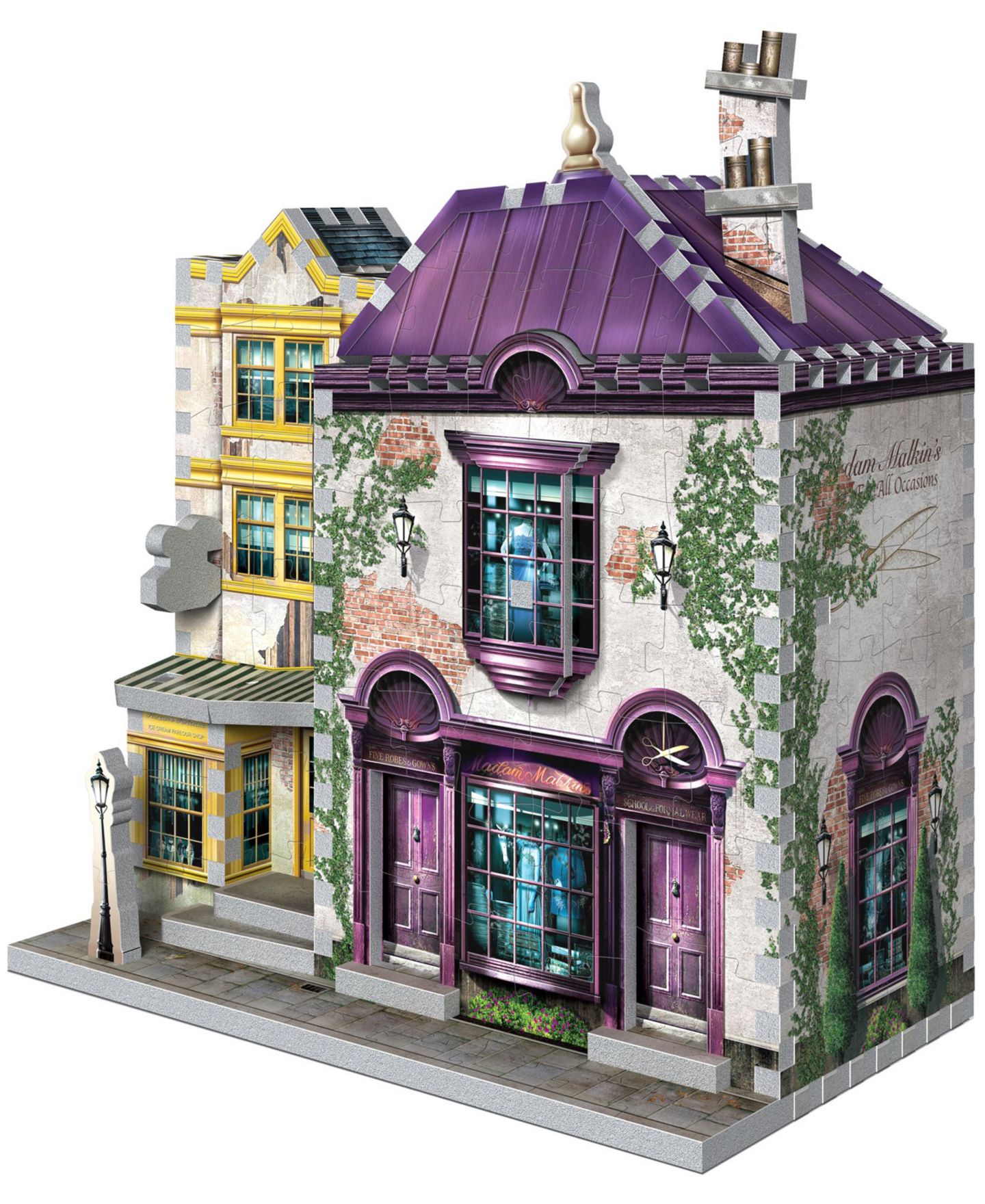 Детский пазл Wrebbit Harry Potter Diagon Alley 3D Puzzle, 290 Pieces, Ages 12+ — фото 7