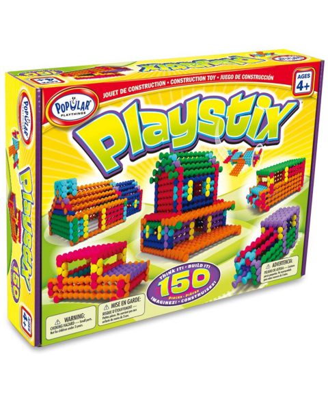 Детский конструктор Popular Playthings Playstix 150-Piece Building Set, Ages 4+