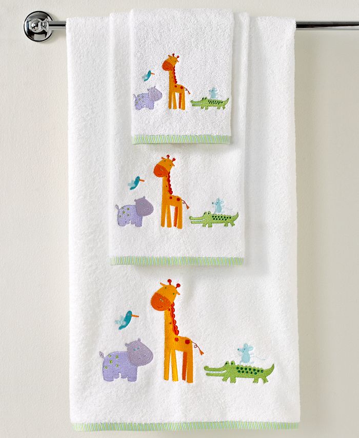 Kassatex Bath Towels, Zoo Friends 12" x 18" Fingertip Towel Macy's