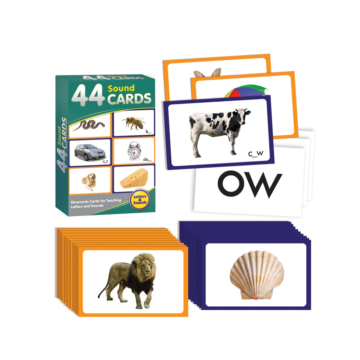Junior Learning 44 Sound Cards Learning Set In Multi