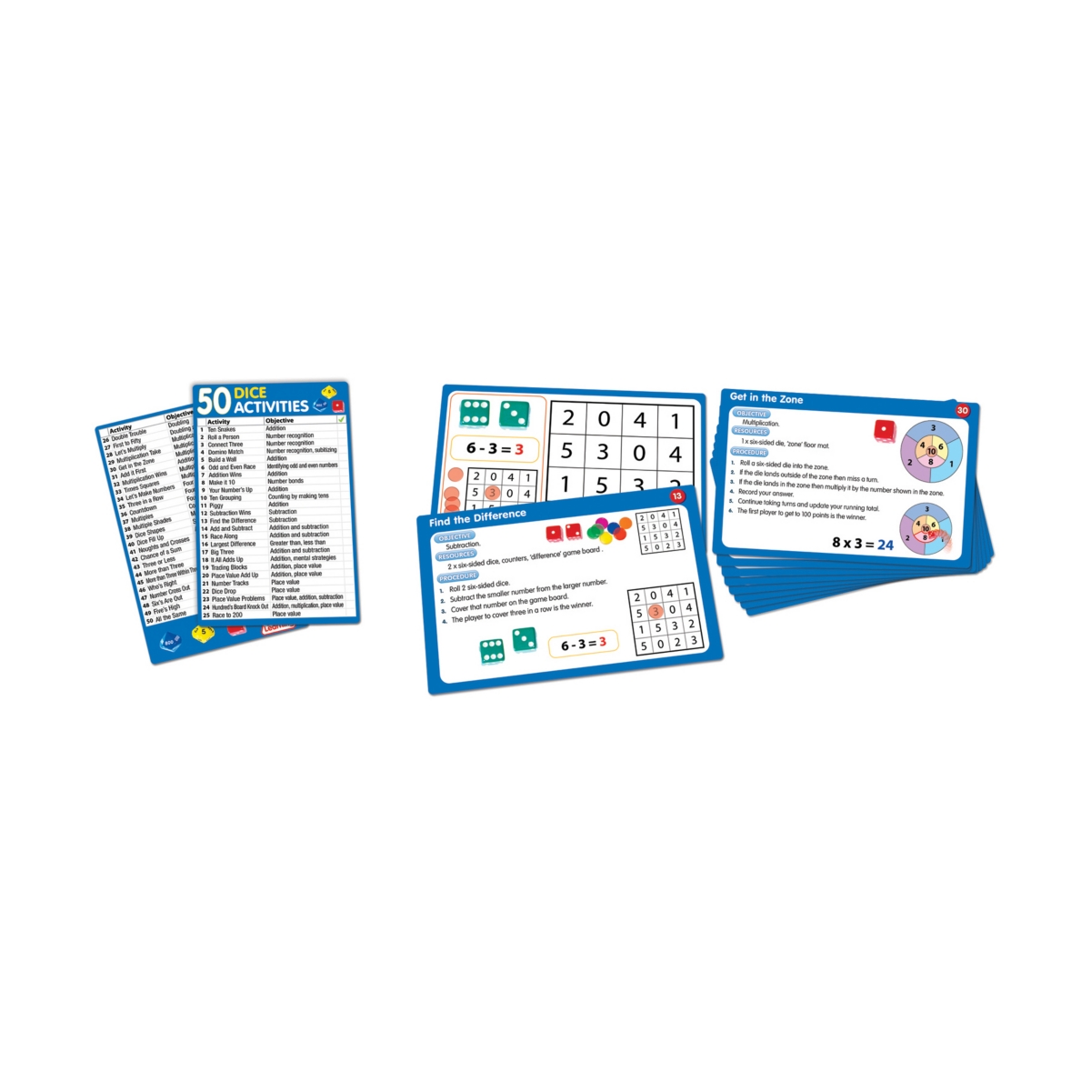 Shop Junior Learning 50 Dice Activities Learning Game In Multi