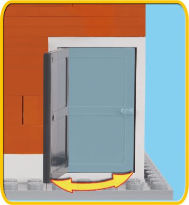 COBI Action Town Engine 13 Fire Station 330 Piece Construction Blocks Building Kit