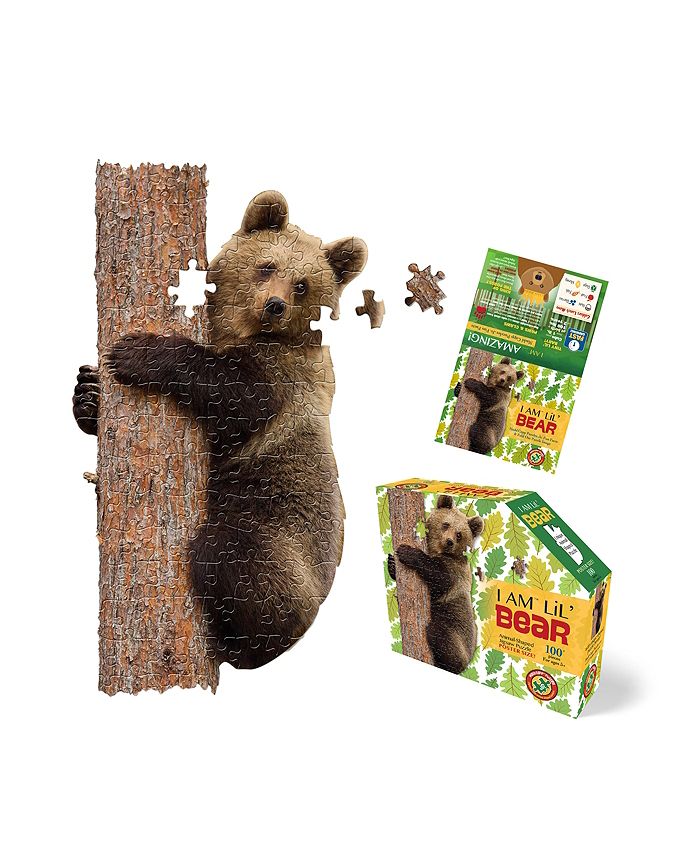 MADD Shape Puzzle Junior - Puzzle A Forma Di Tartaruga Con 100 Pezzi XL. Include Poster Con Curiosità. Dimensioni 83,8 X 61 Cm. Perfetto Per Bambini Dai 5 Anni.