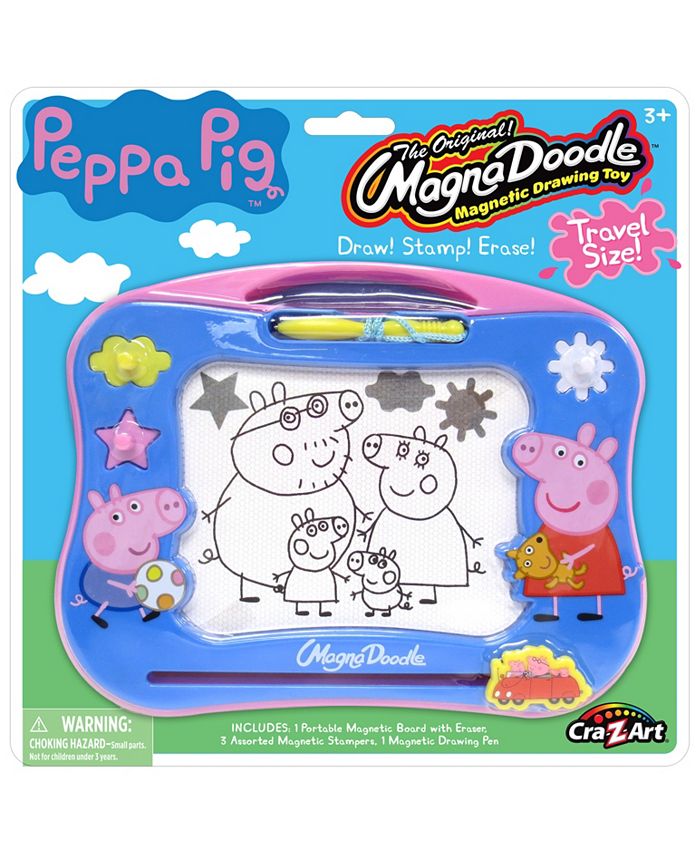 Cra-Z-Art Peppa Pig Travel Magna Doodle Playset Toy 
