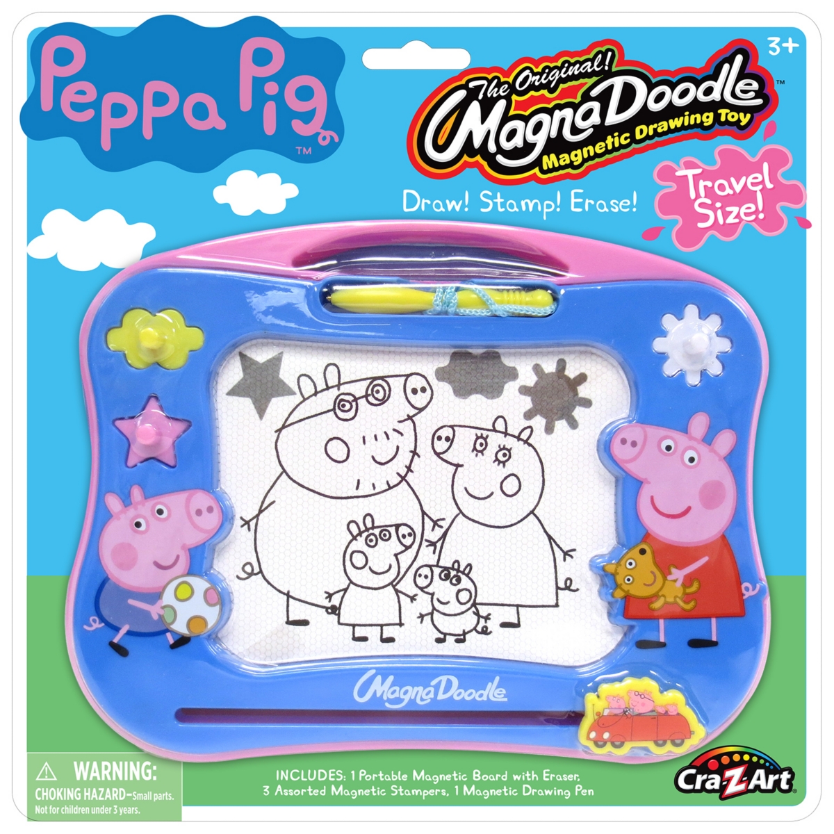 UPC 884920210172 product image for Cra Z Art Peppa Pig Travel Magna Doodle Magnetic Screen Drawing Toy | upcitemdb.com