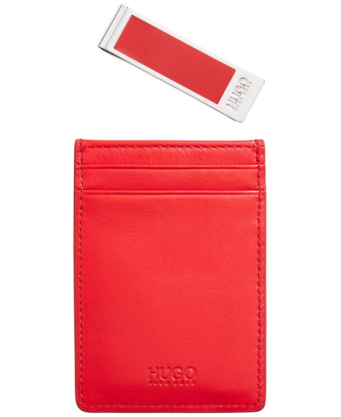 Hugo Boss Men's Cardholder & Money Clip Set - Macy's