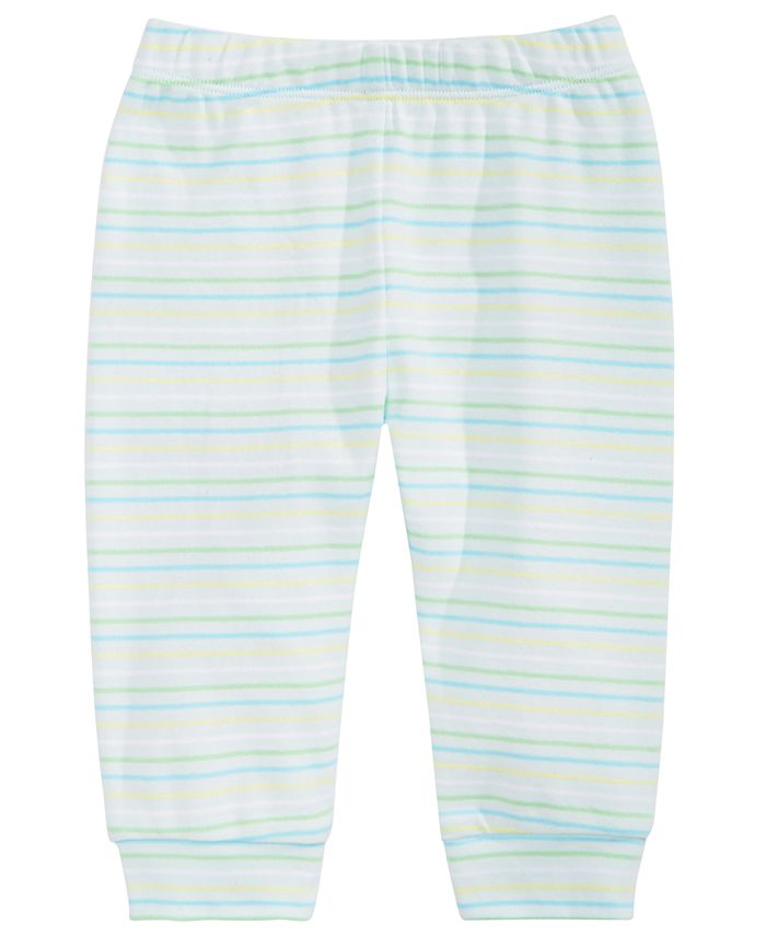 First Impressions Toddler Boys Striped Patch Jogger Pants Gray Size 4t main image 0