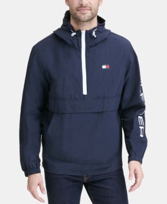 tommy hilfiger half zip hoodie